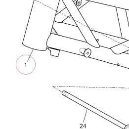 Frame red 47012163AA