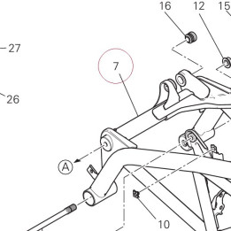 Frame red 47017931AA