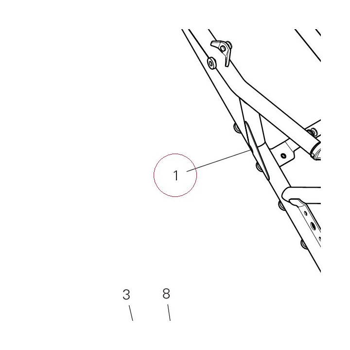 Rear frame 47019174AB