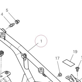 Rear frame 47019202CA