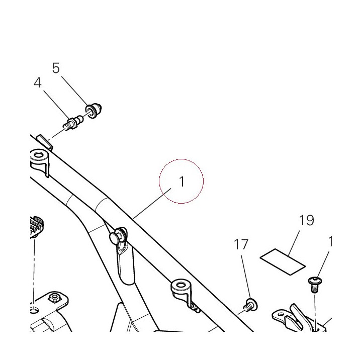 Rear frame 47019202CA