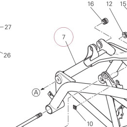 Frame red 470P7142EA