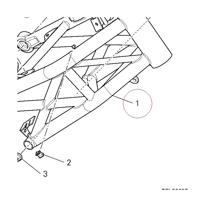 Frame red 470Z2041AA