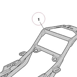 Rear frame 47110091BW