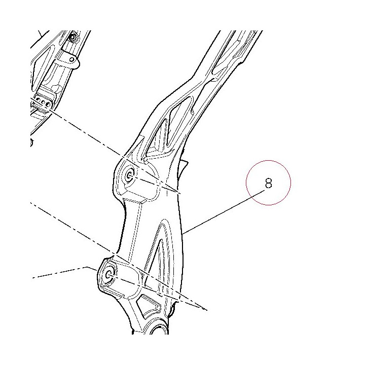 Frame left grey 47110212CB