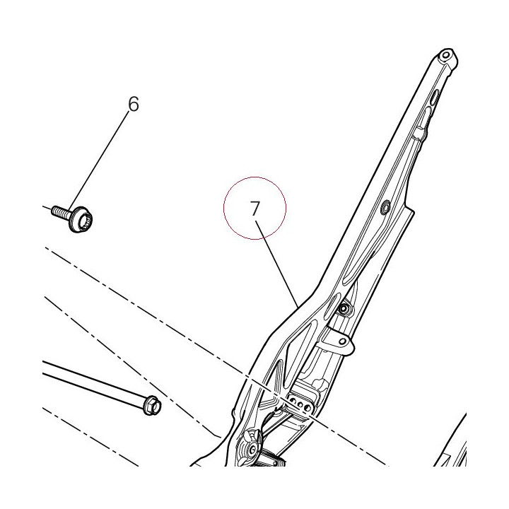 Frame right grey 47110223CB