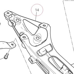 Rear frame complete 47110252BA