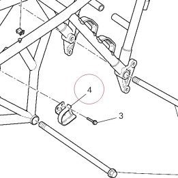 Bracket, tank left 47315631A