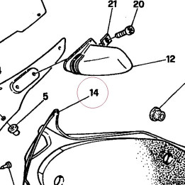 Fairing, right 48010321BA