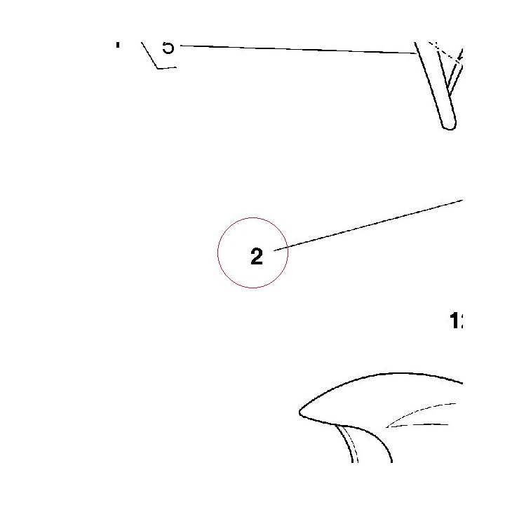 Right lower half-fairing 48010411AB