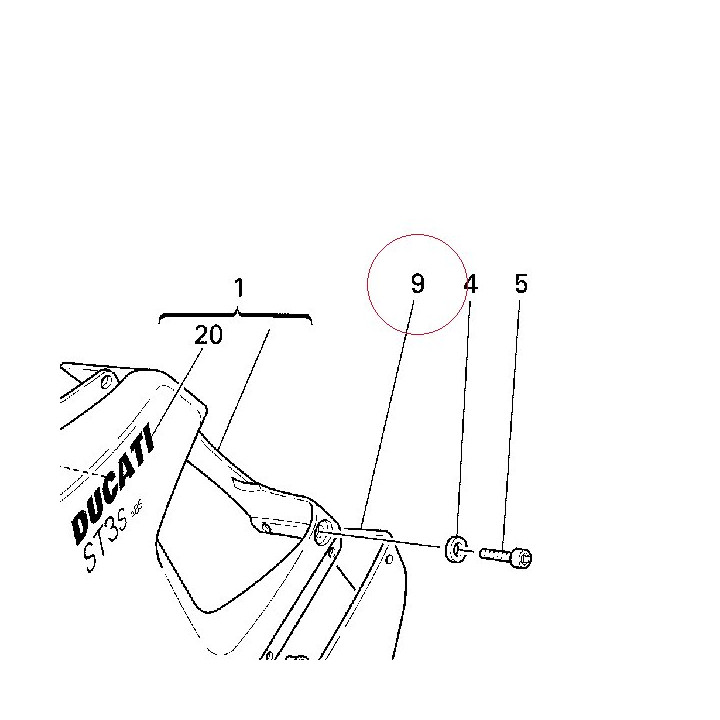 Left lower half-fairing 48010592AA
