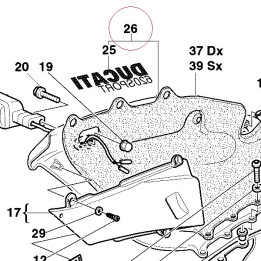 Right upper half-fairing 48011481AK