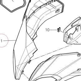 Fairing, right 48011502A