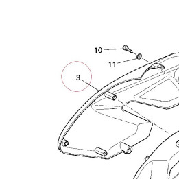 Fairing, right 48012501AA