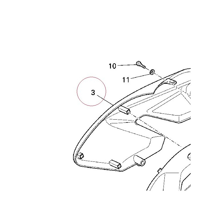Fairing, right 48012501AA