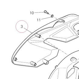 Fairing, right 48012501CA