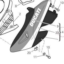 Fairing, left 48012511AH