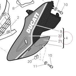 Fairing, left 48012511CC