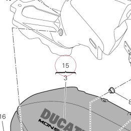 Fairing, right 48012591CP