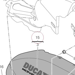 Fairing, right 48012591CT