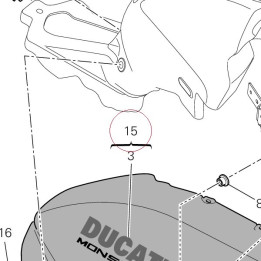 Fairing, right 48012591CV