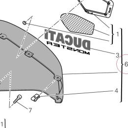 Fairing, left 48012591DV