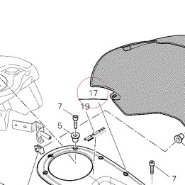 Cover, tank front 48012631D