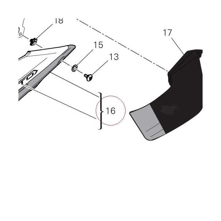 Left toe cap 48014461AA