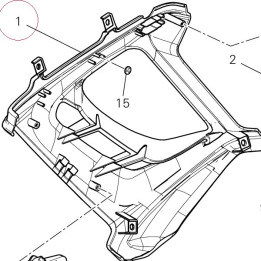 Right half-fairing 48014943A