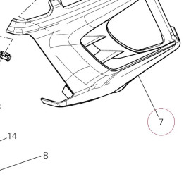 Left half- fairing 48014954A