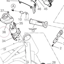Cover, ignition switch 48015701A
