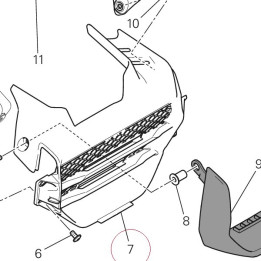Radiator protection 48016062A