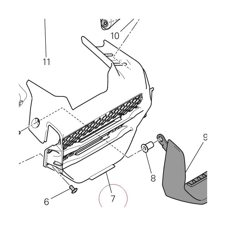 Radiator protection 48016062A