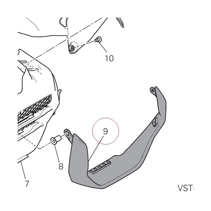 Radiator protection 48016072AA