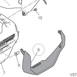 Radiator protection 48016072AC