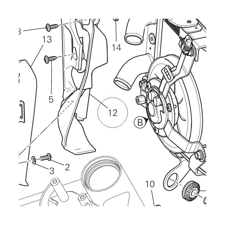Air shroud cylinder 48016181A
