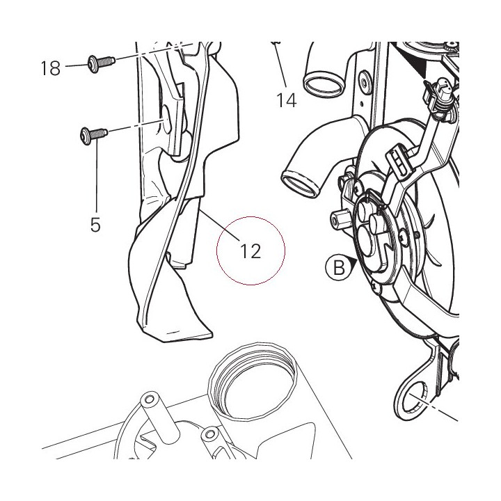 Air shroud cylinder 48016471A