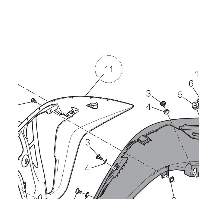 Right holder 48016872A