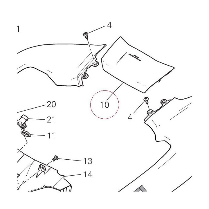 Cover handsfree 48016971A