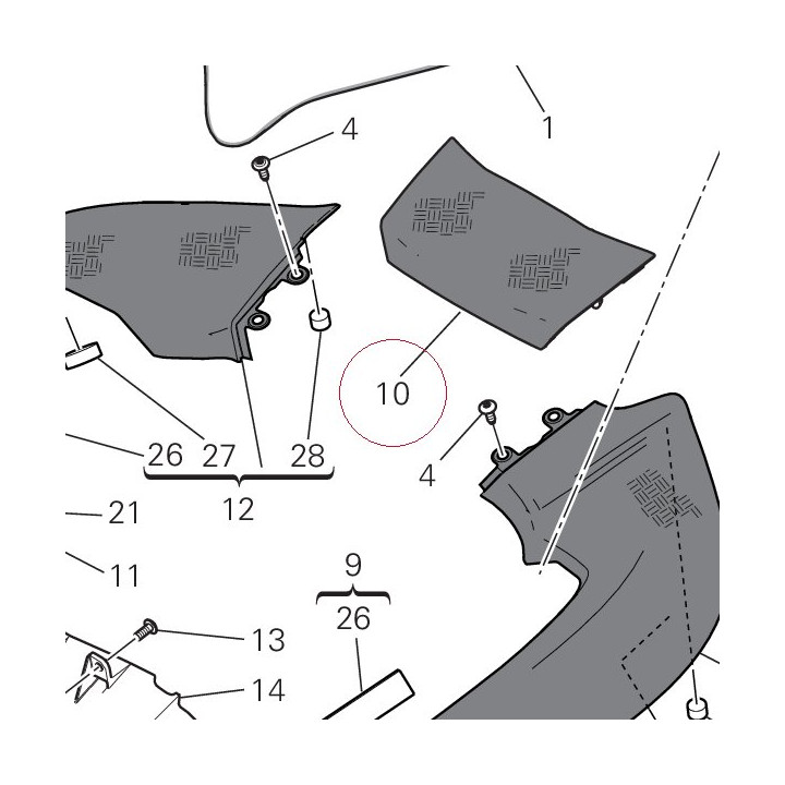 Cover handsfree 48017361AA