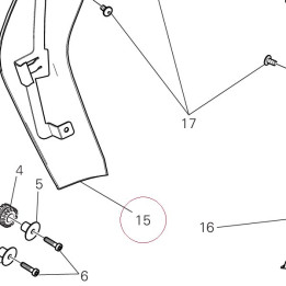 Left cover 48017731AB