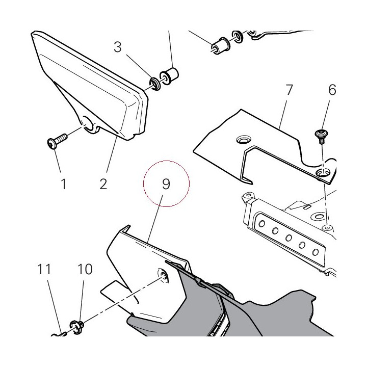 Cap right 48018073AB