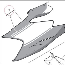 Fairing, left 48018291BB