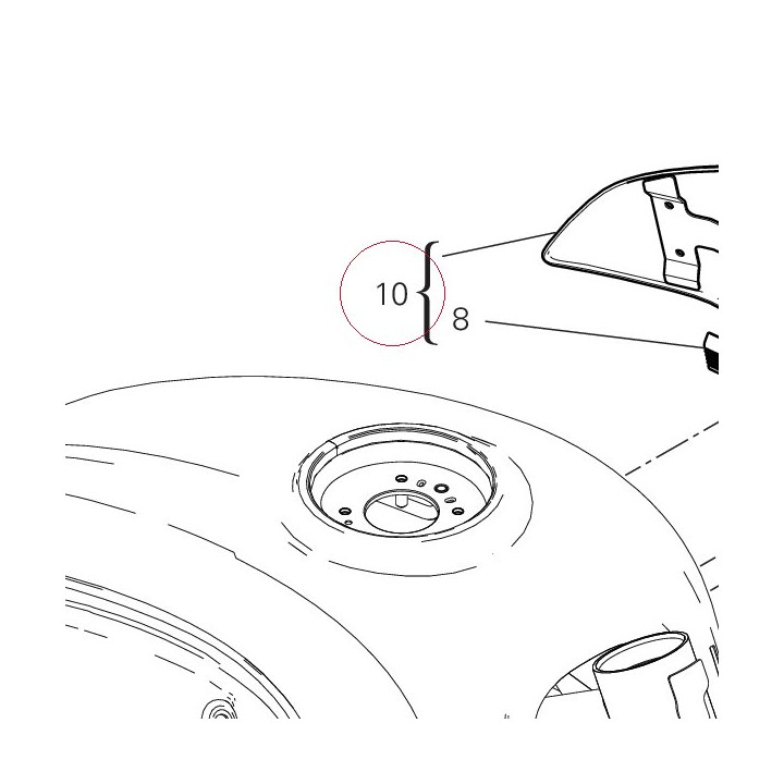 Cap left 48019141AA