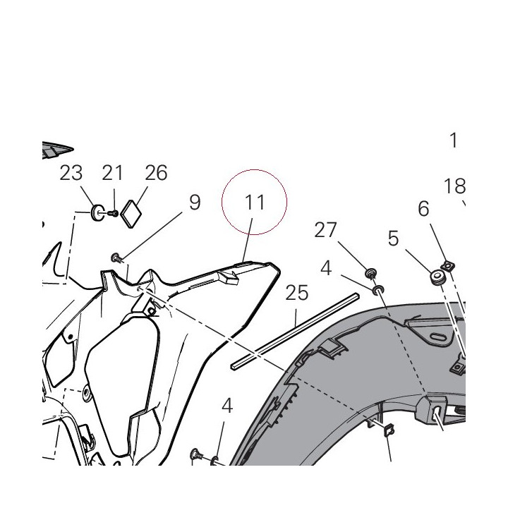 Right holder 48019303A
