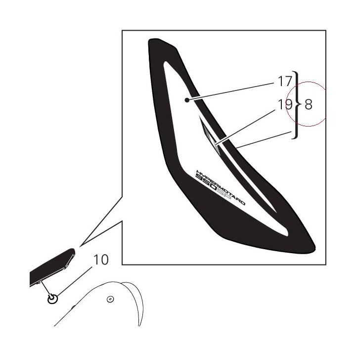 Cover, frame right 48019543AC