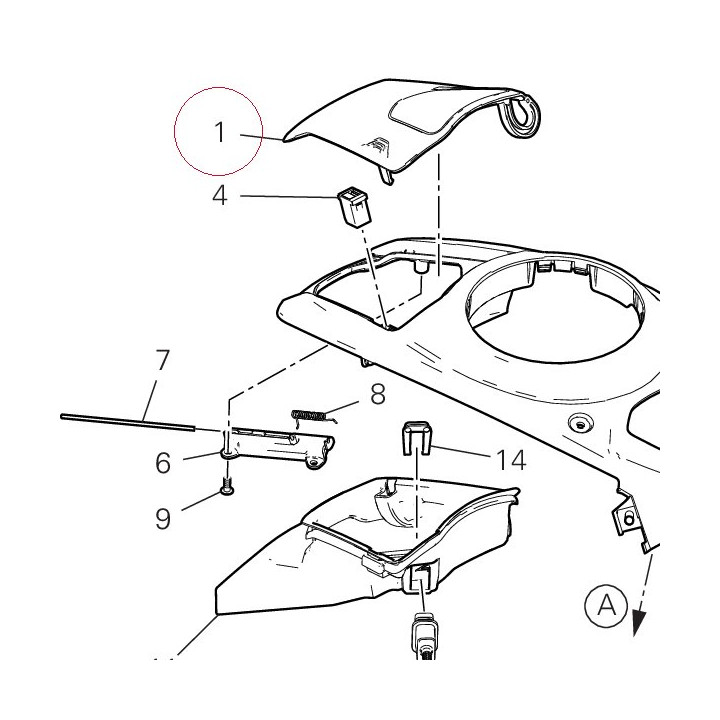 Case, tool, cap 4801B371A
