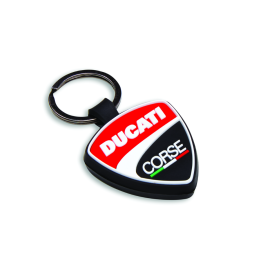 Porte-clés en caoutchouc Ducati Corse Shiel