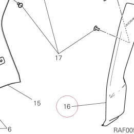 Right cover 4801C741AB