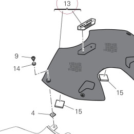 Tank cover 4801D971AA
